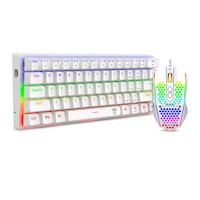 Combo T-dagger Teclado Arena Rainbow + Mouse Imperial White